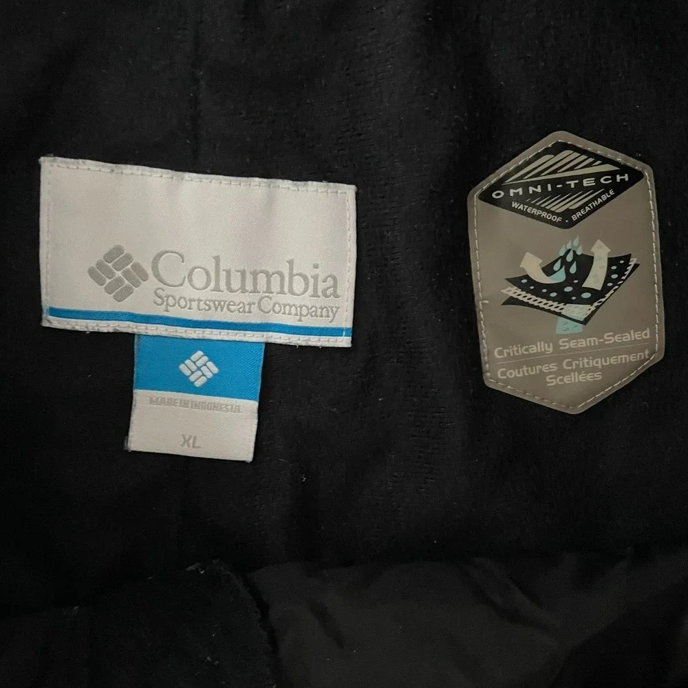 Columbia Omni-Tech Women's XL Ski‎ Snow Pants Waterproof Insulated Chevron Print